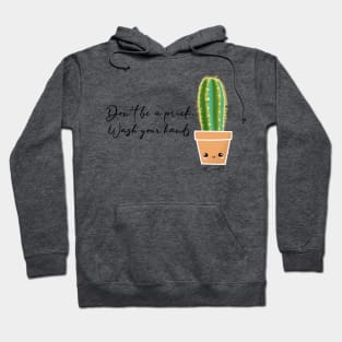 Don’t be a prick. Wash your hands. Hoodie